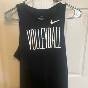 Black Nike volleyball tank top, like new
